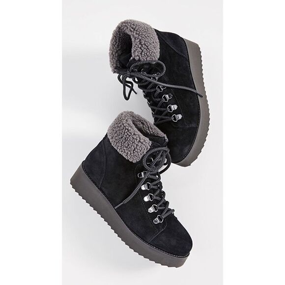 Sam Edelman Suede Lace Up Franc Ankle Boots - Picture 2 of 13